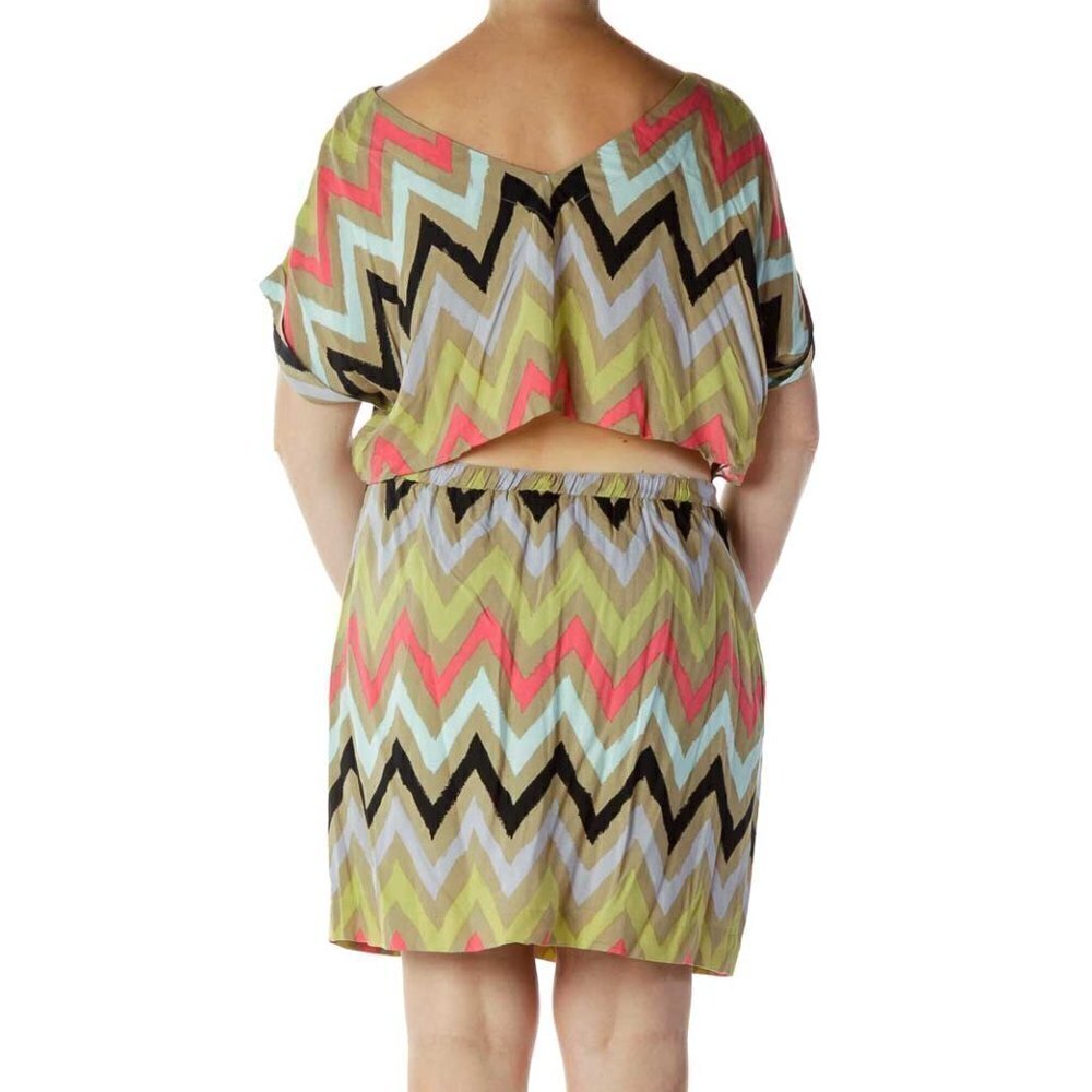 BCBGeneration Multicolor Chevron Dress - Picture 2 of 3